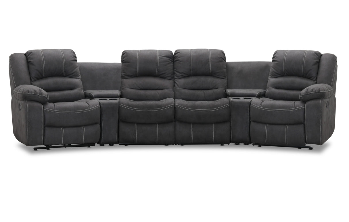 Cinema Biosoffa Komb B Grått Tyg