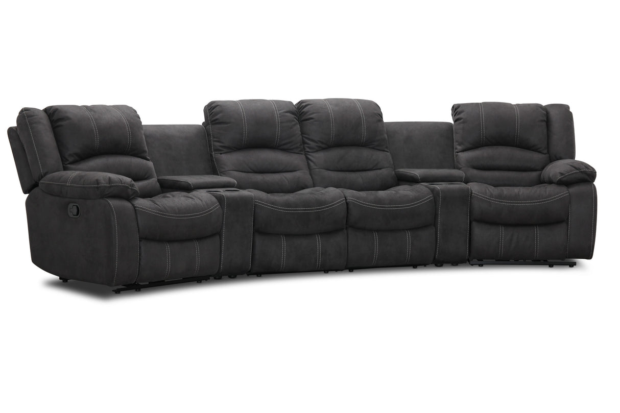 Cinema Biosoffa Komb B Grått Tyg