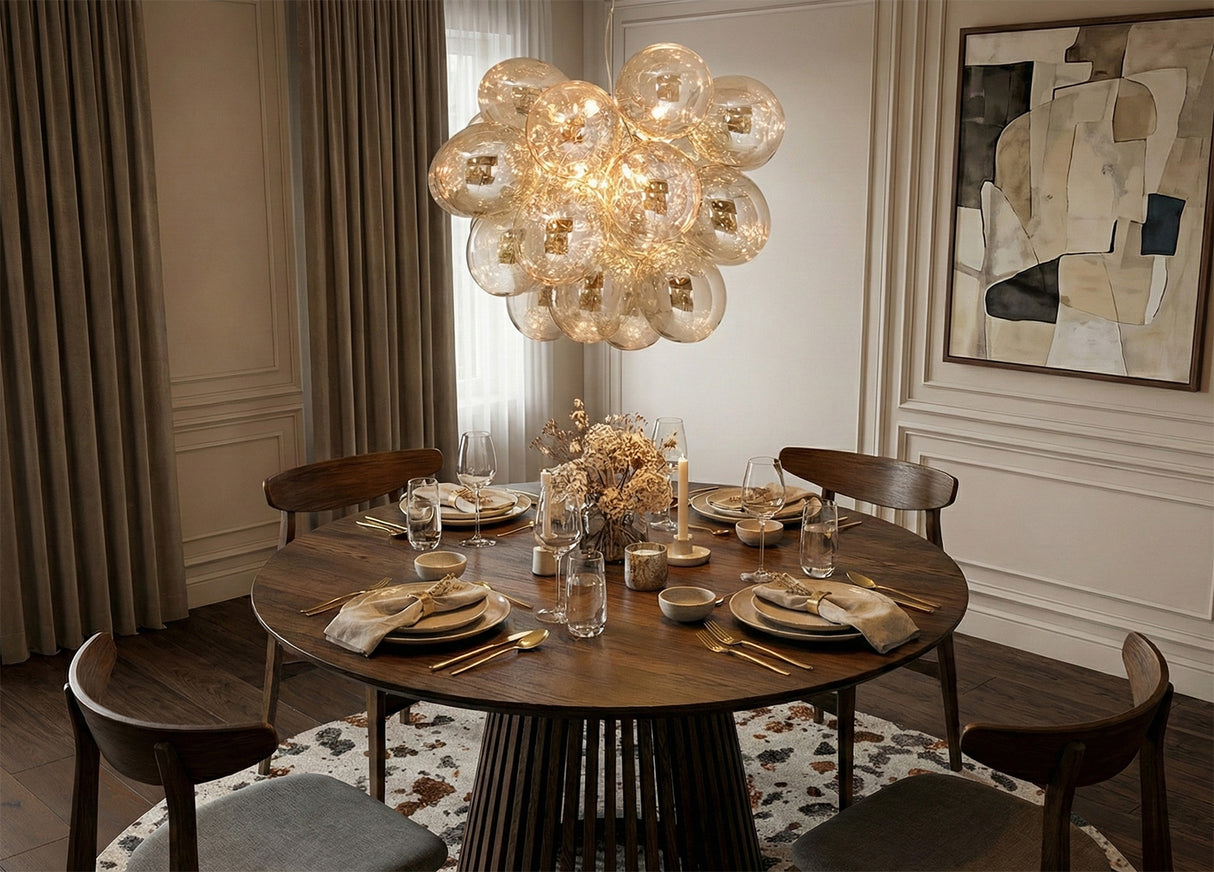 Dominus Matbord Rund 120 cm Smoked Oak