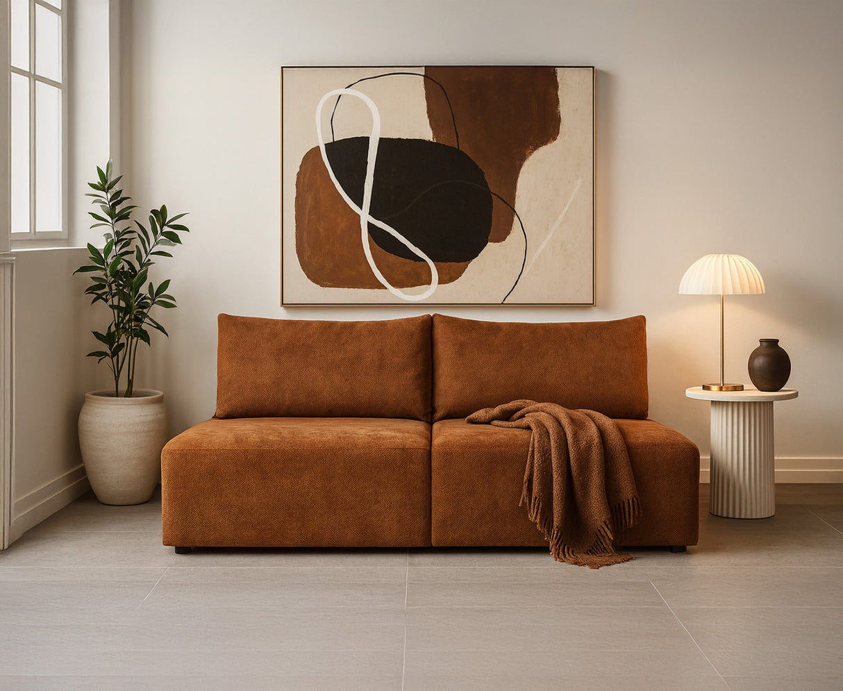 Fabio 3-sits Bäddsoffa utan armstöd