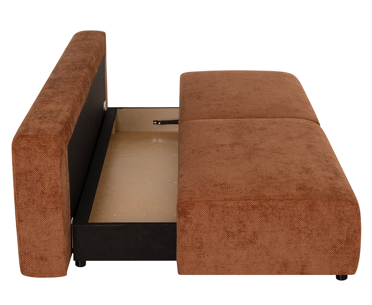 Fabio 3-sits Bäddsoffa utan armstöd