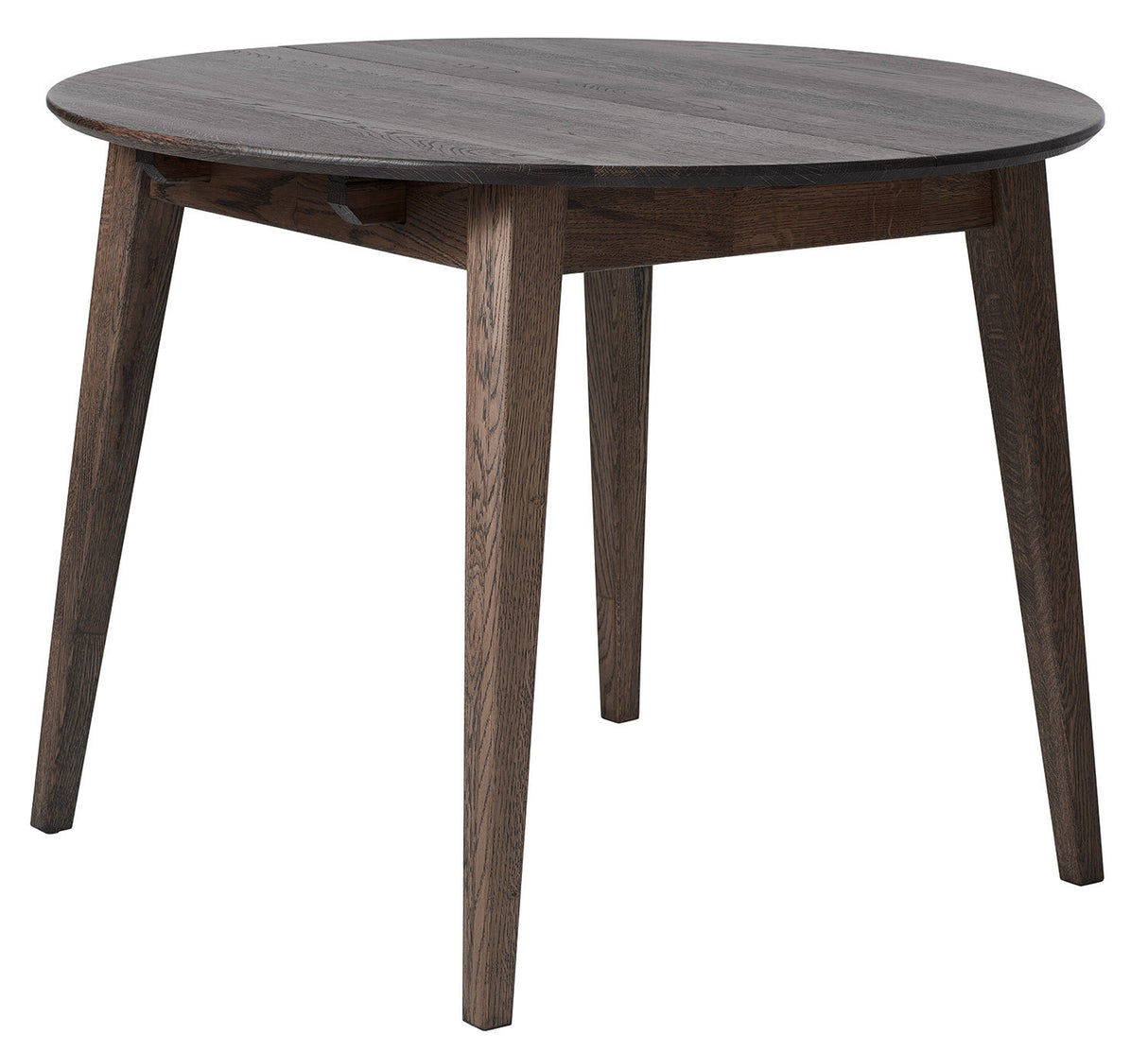 Genesis Matbord Rund 120 cm ink 2 Iläggsskivor Intra Oak