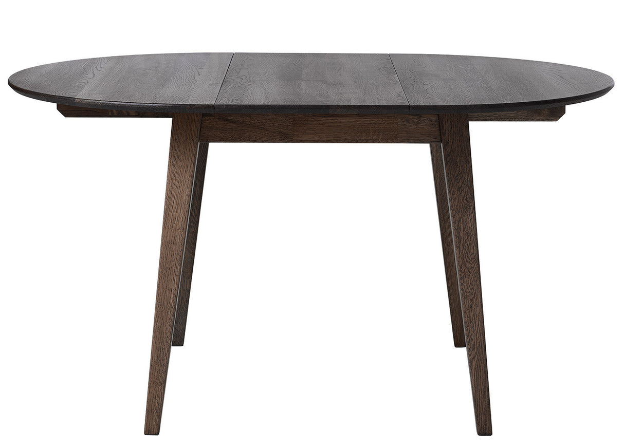 Genesis Matbord Rund 120 cm ink 2 Iläggsskivor Intra Oak