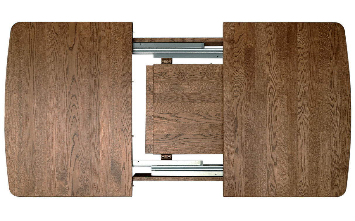 Genesis Matbord 90x130 cm ink 2 Iläggsskivor Smoked Oak