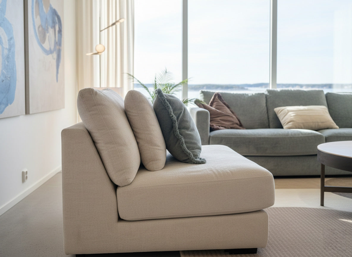 Grim 3-sits XL Soffa Perfect Harmony Aqua