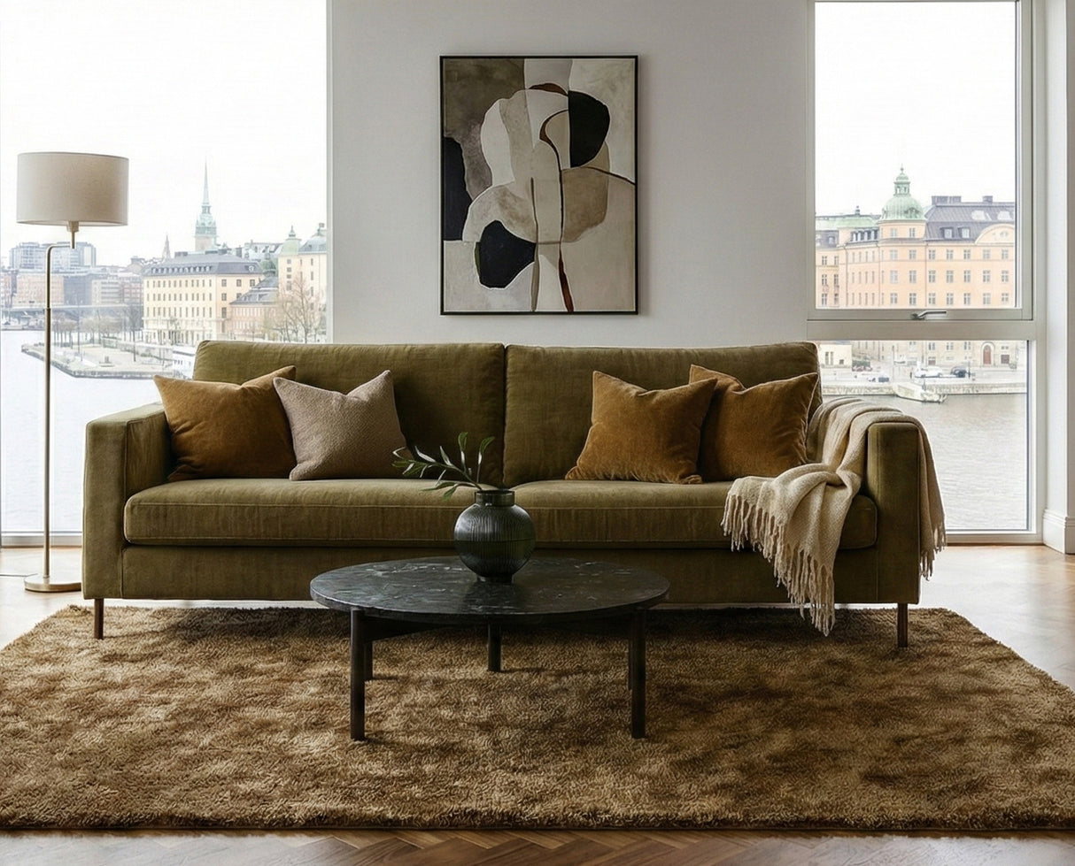 Impulse 4-sits Soffa Lux Wildflower Forest Green