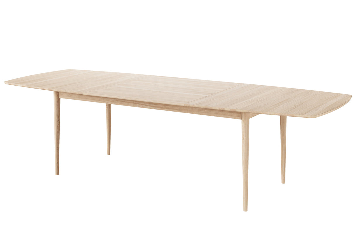 Nordlight Matbord 200-290x105 cm Massiv Vitoljad Ek
