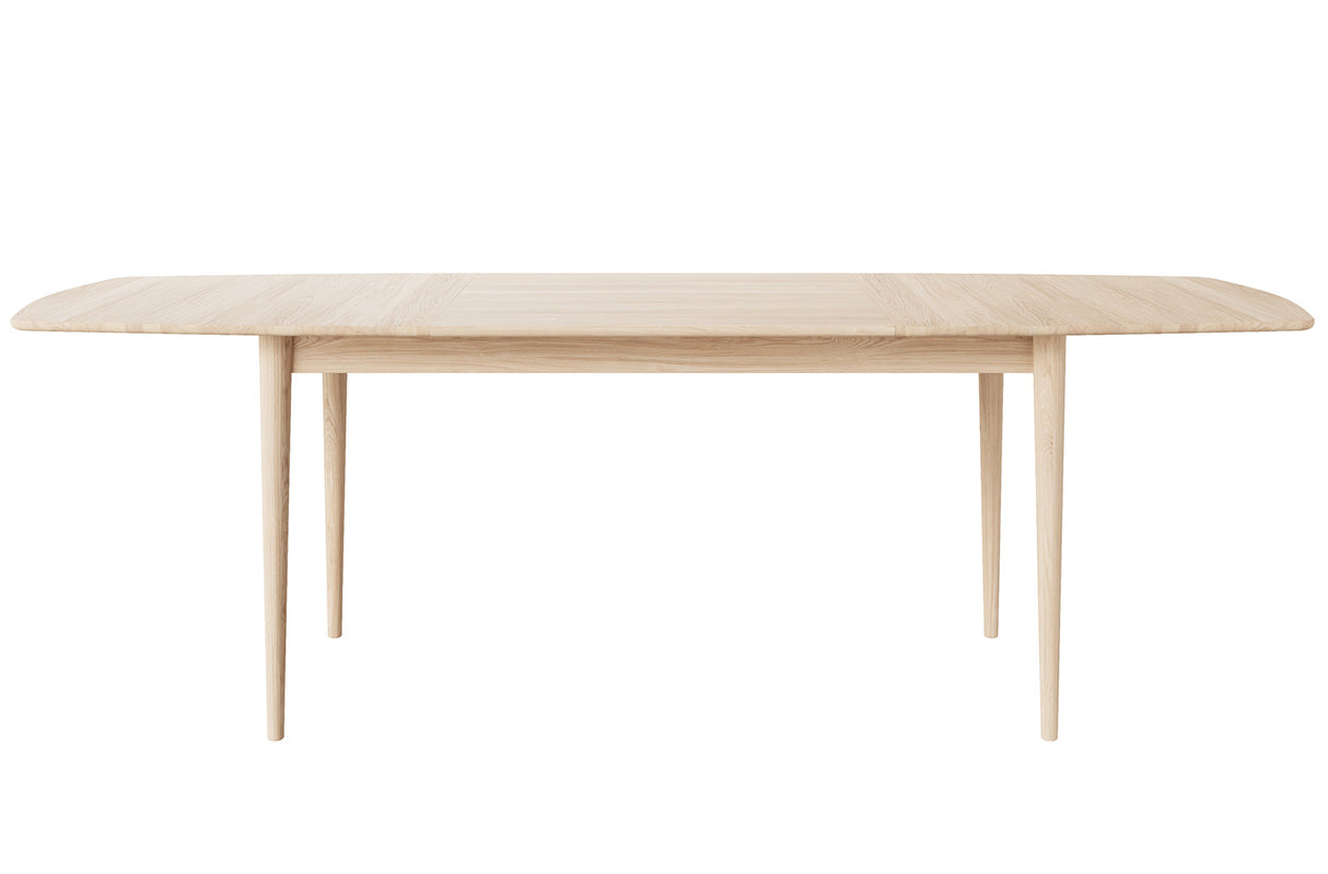Nordlight Matbord 160-240x85 cm Massiv Vitoljad Ek
