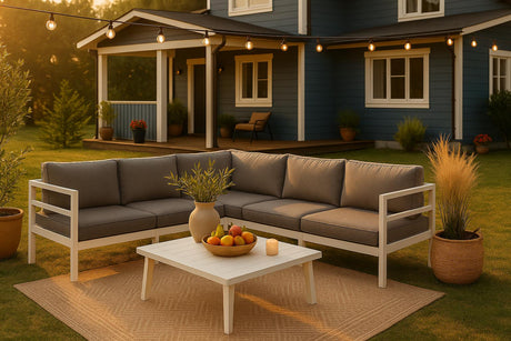 Leone Hörnsoffa Matt Vit