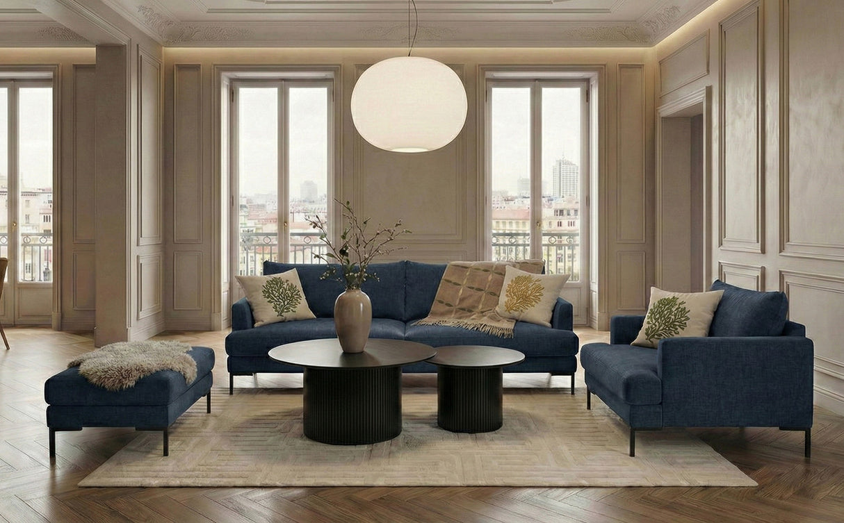 Luciana 3-sits Soffa Vogue Deep Ocean