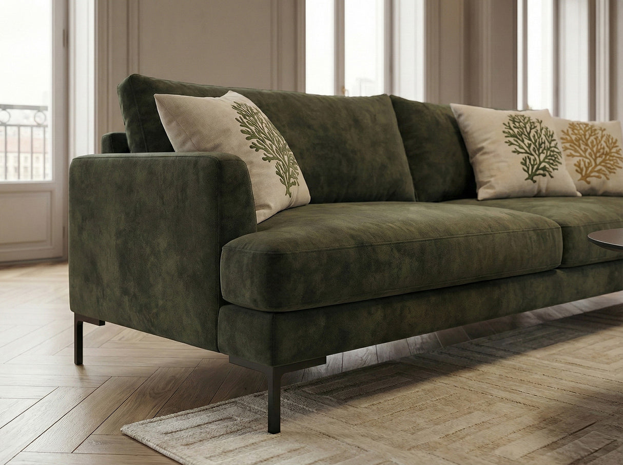 Luciana 3-sits Soffa Vogue Winter Moss