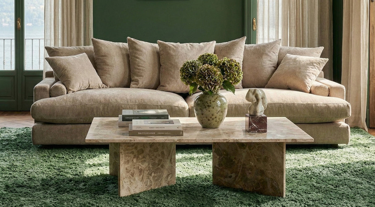 Miramas Soffbord 140x70 cm Lattebrun