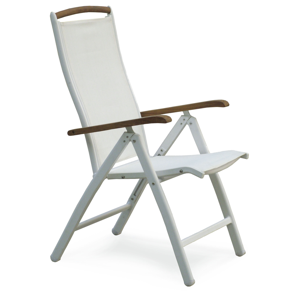 Nydala Matgrupp Vit/Teak - Bord 96x200-280 ink 6st Pos.