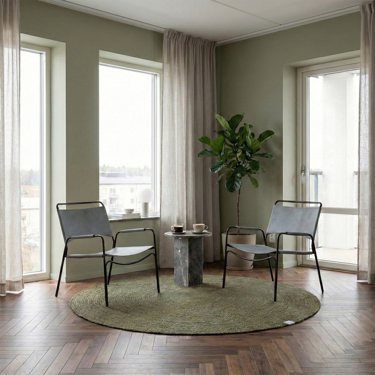 Paz Loungefåtölj Grey