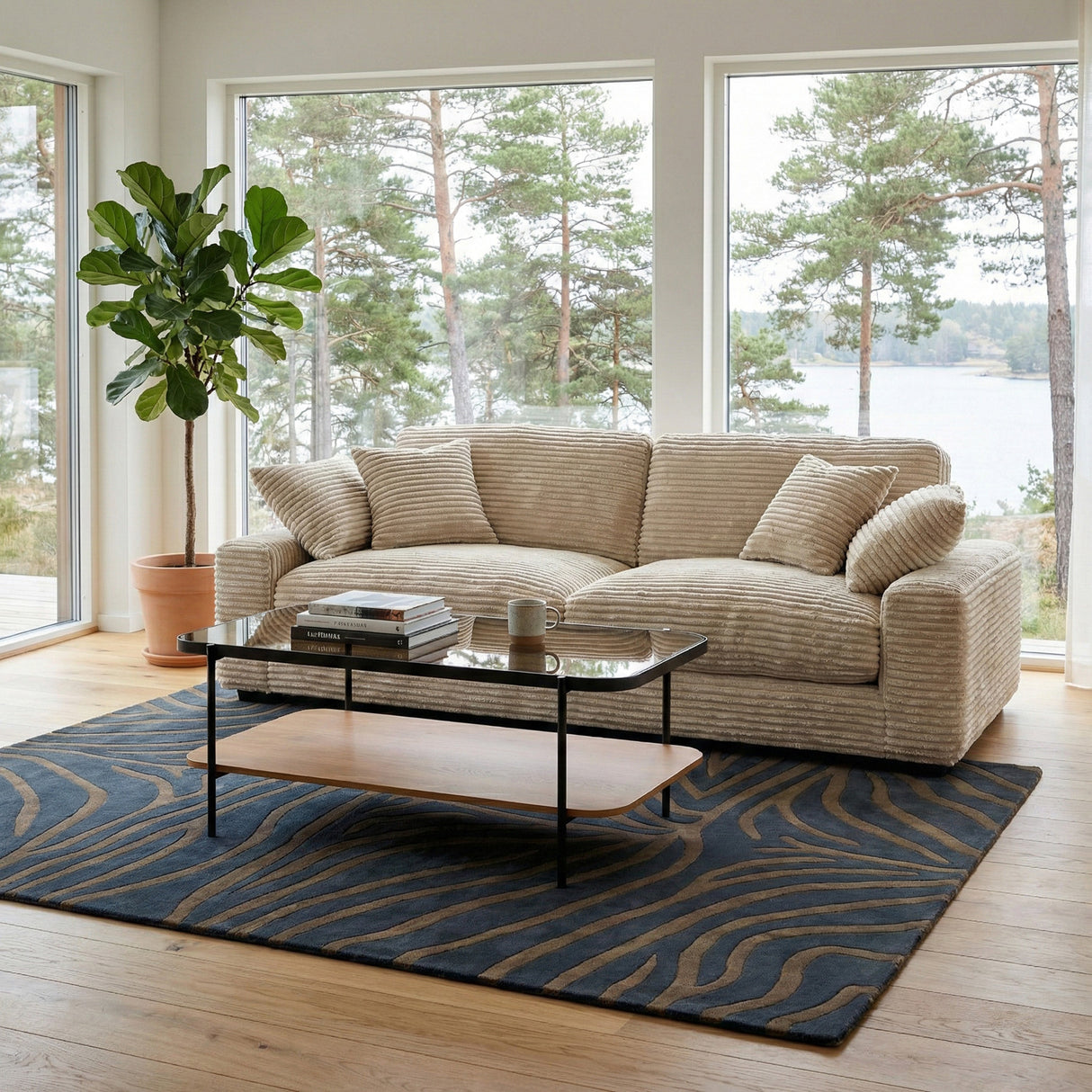 Powis Soffbord 60x120 cm Tawny