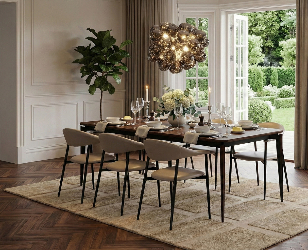 Edge Matbord 100x200-300 cm Walnut