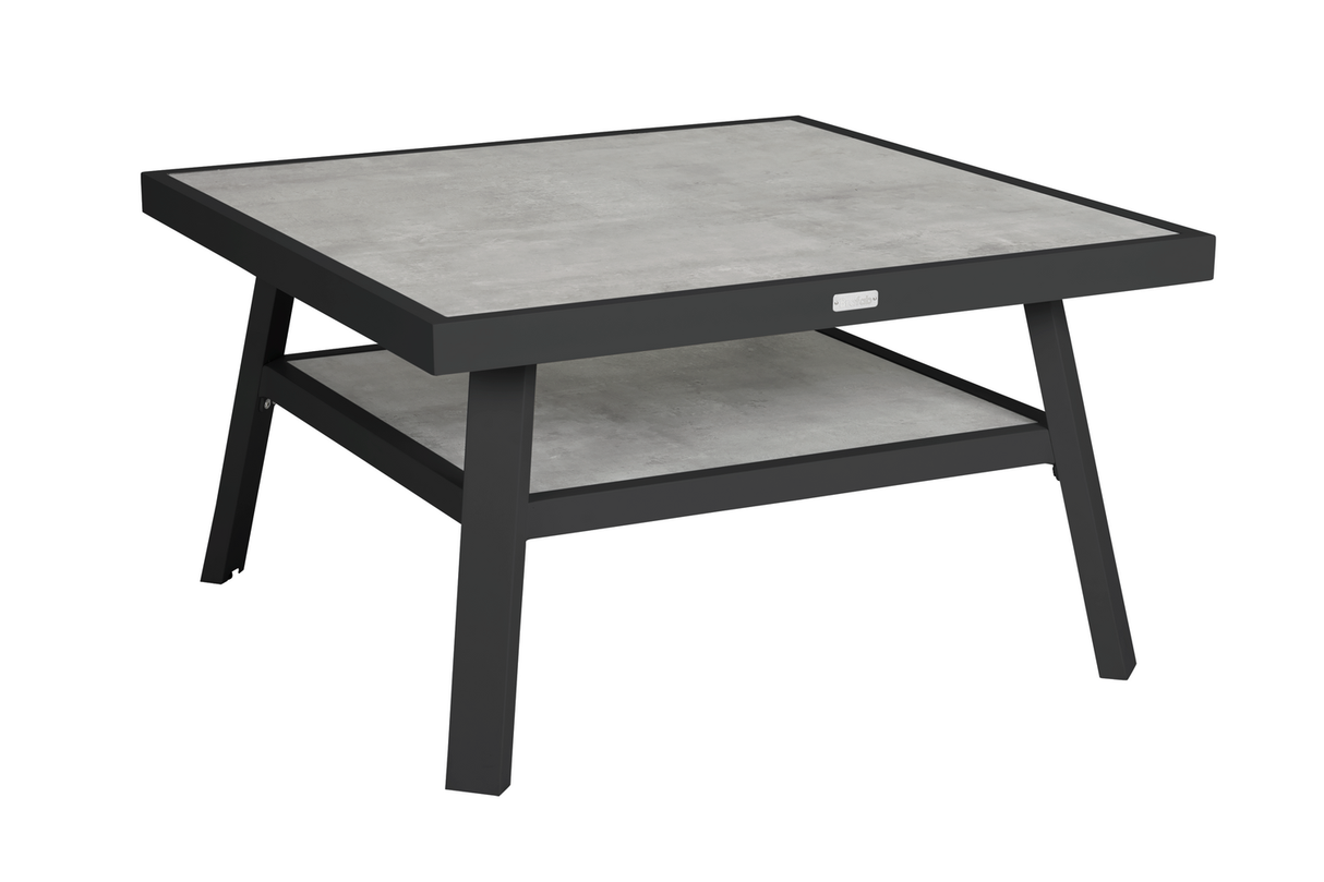 Samvaro Soffbord Antracit/Antracit 90x90 cm