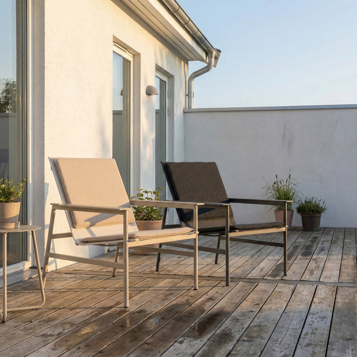 Soro Loungefåtölj Khaki/Teddy Beige