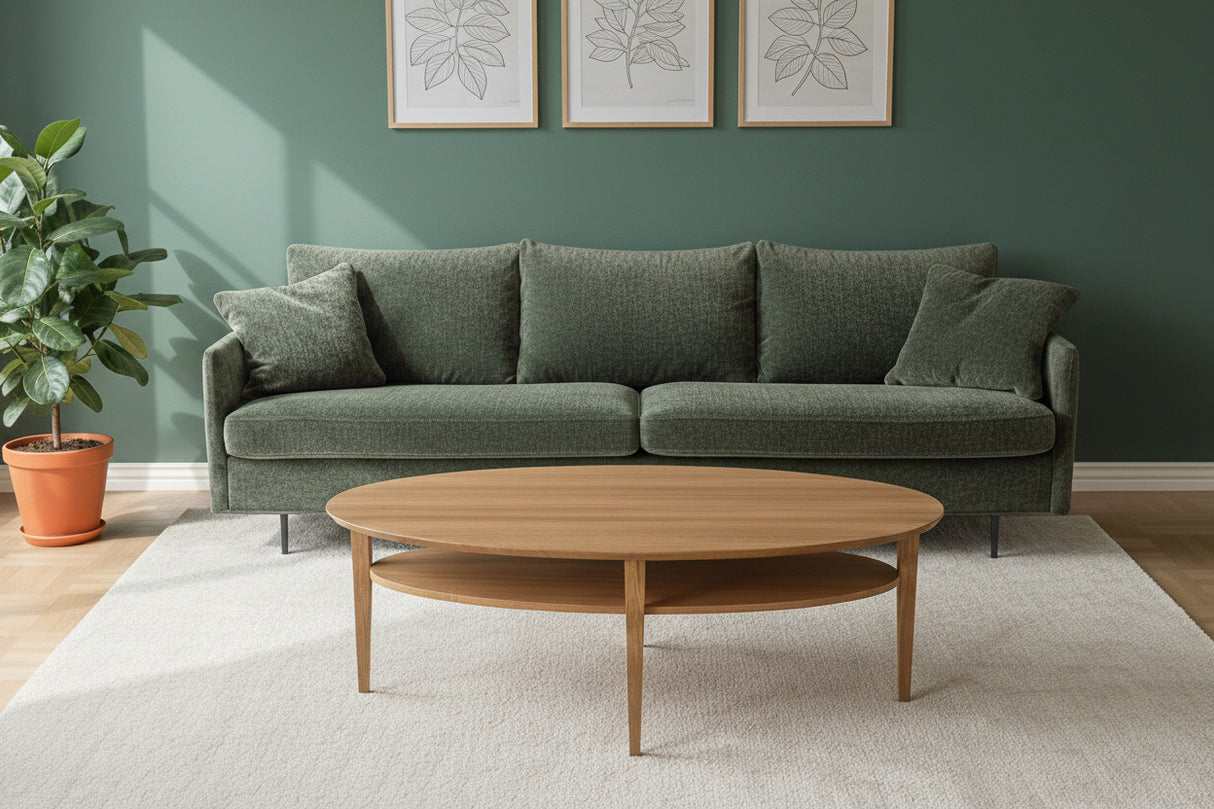 Tango Soffbord Ellips 160cm Ek