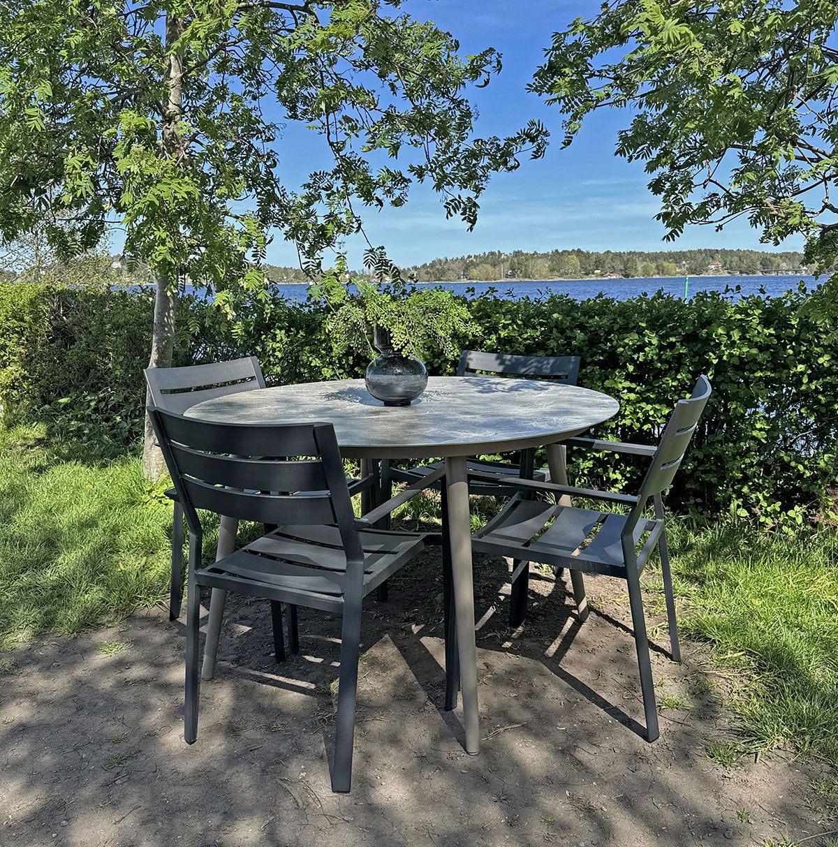 Varese Karmstol Svart