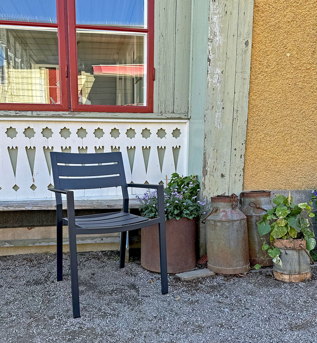 Varese Karmstol Svart