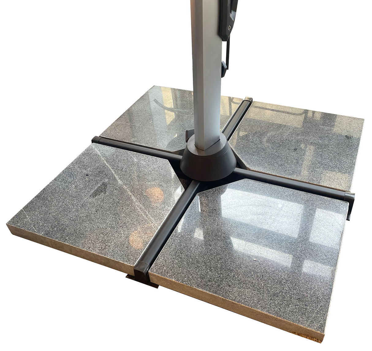 Vitoria Parasollfot Grå Granit