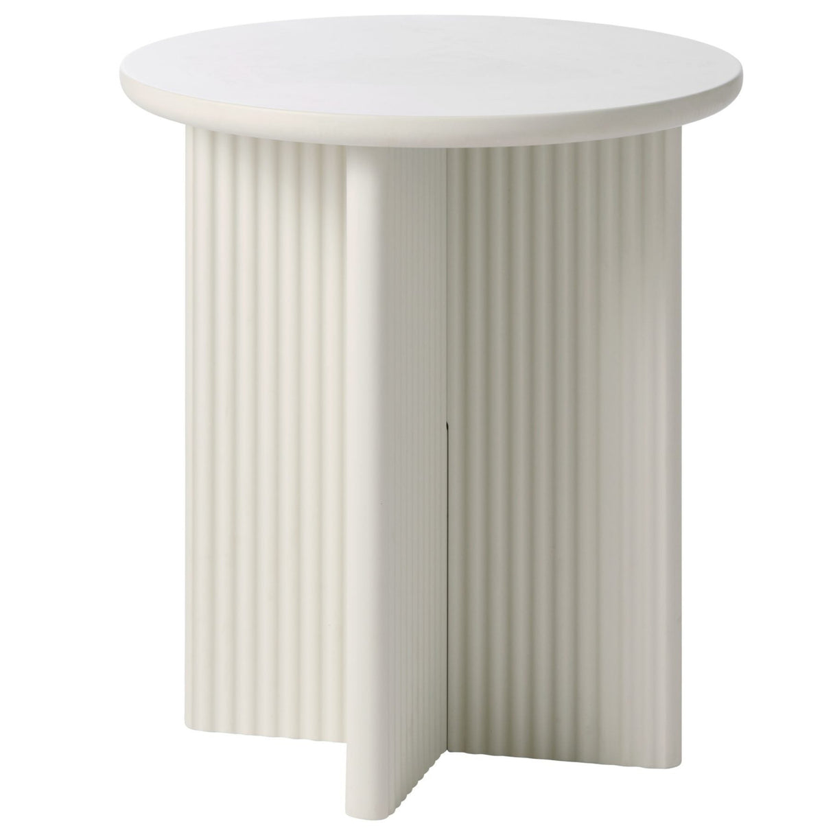 Arco Sidobord Ø50 cm Greige