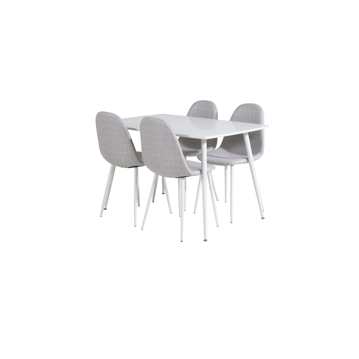 Polar, Polar Rektangulär matgrupp Grå,Vit, Vit, 120 x 75