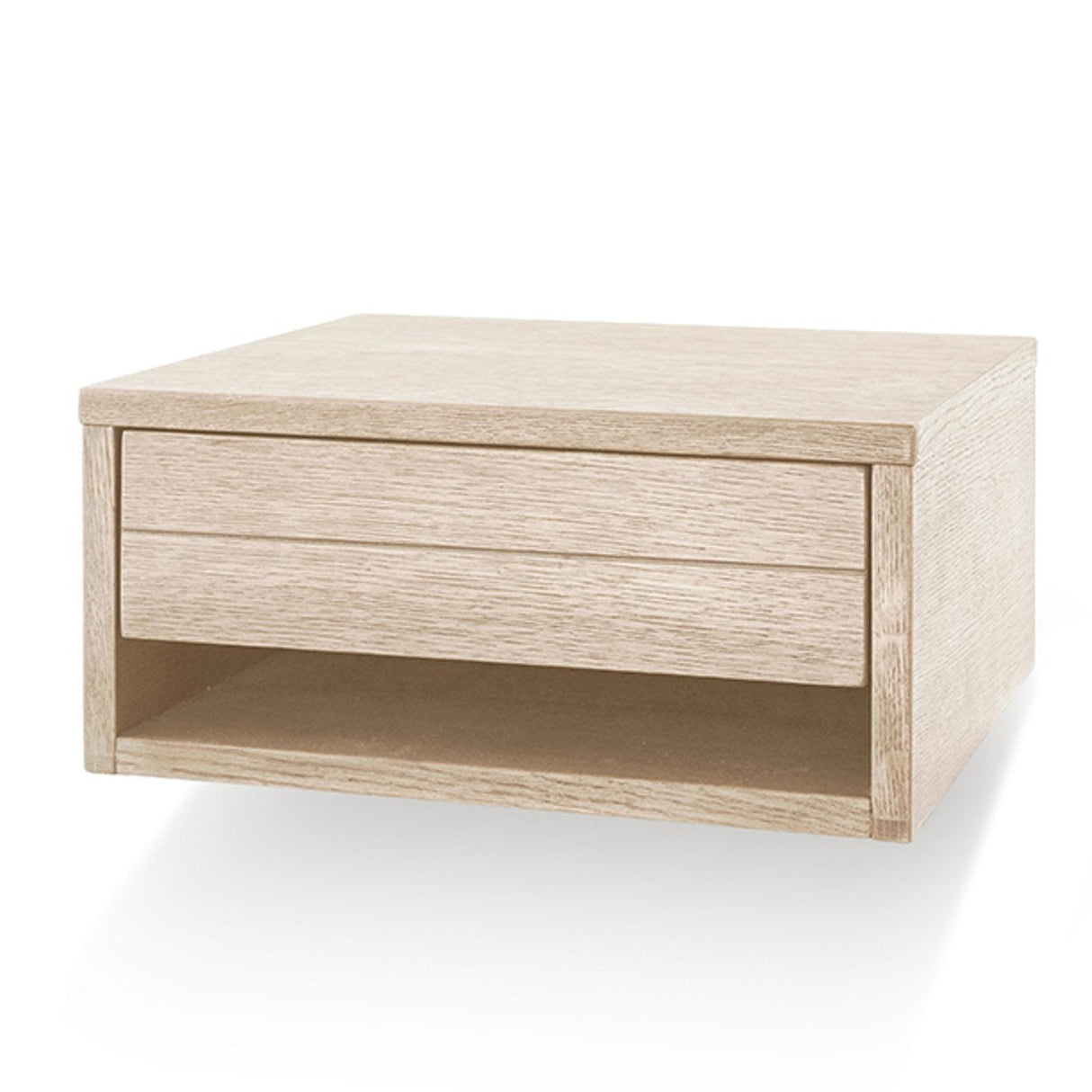 Trace Sängbord Vägghängd Vitoljad ek