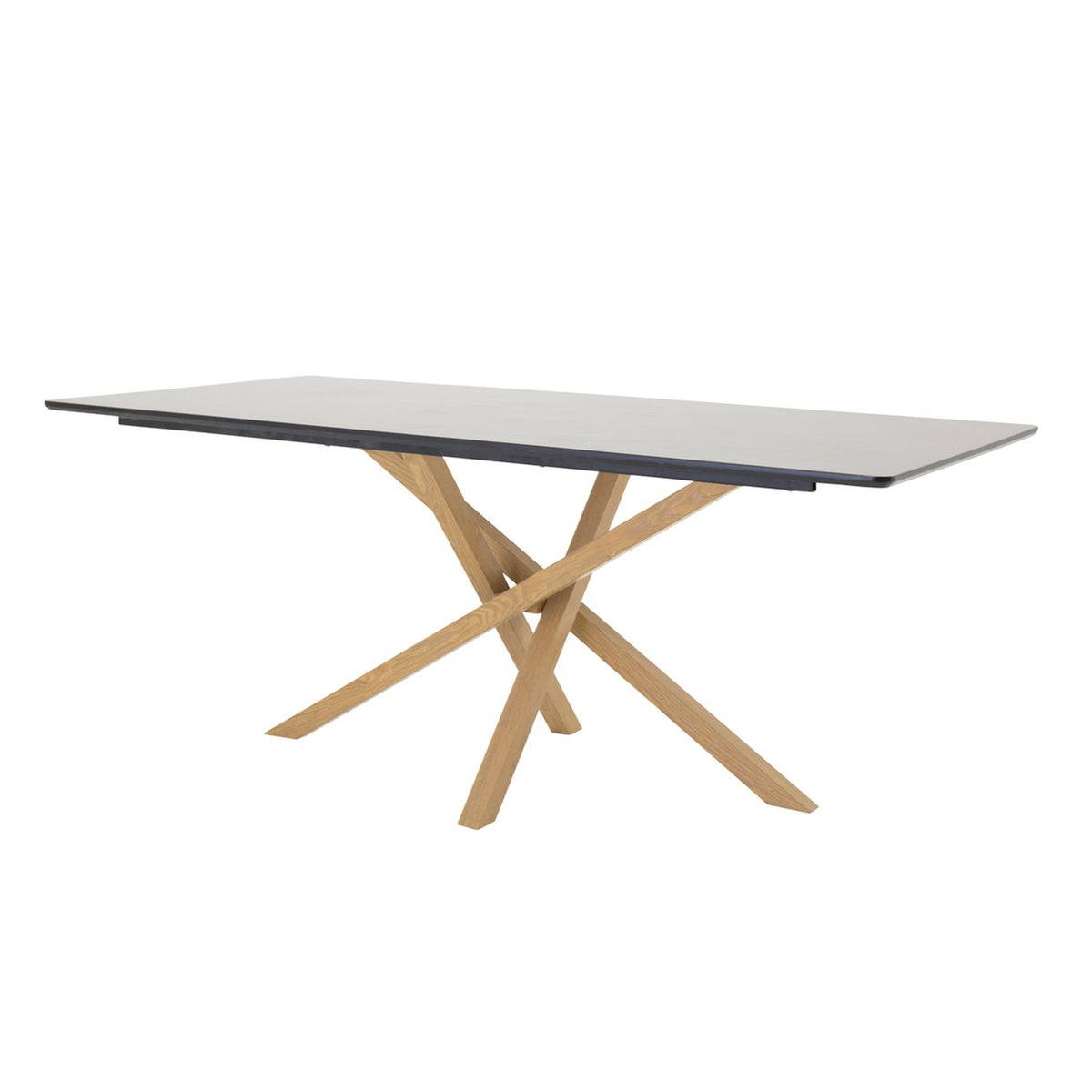 Piazza Rektangulärt matbord Svart, 180 x 90, Rektangulär