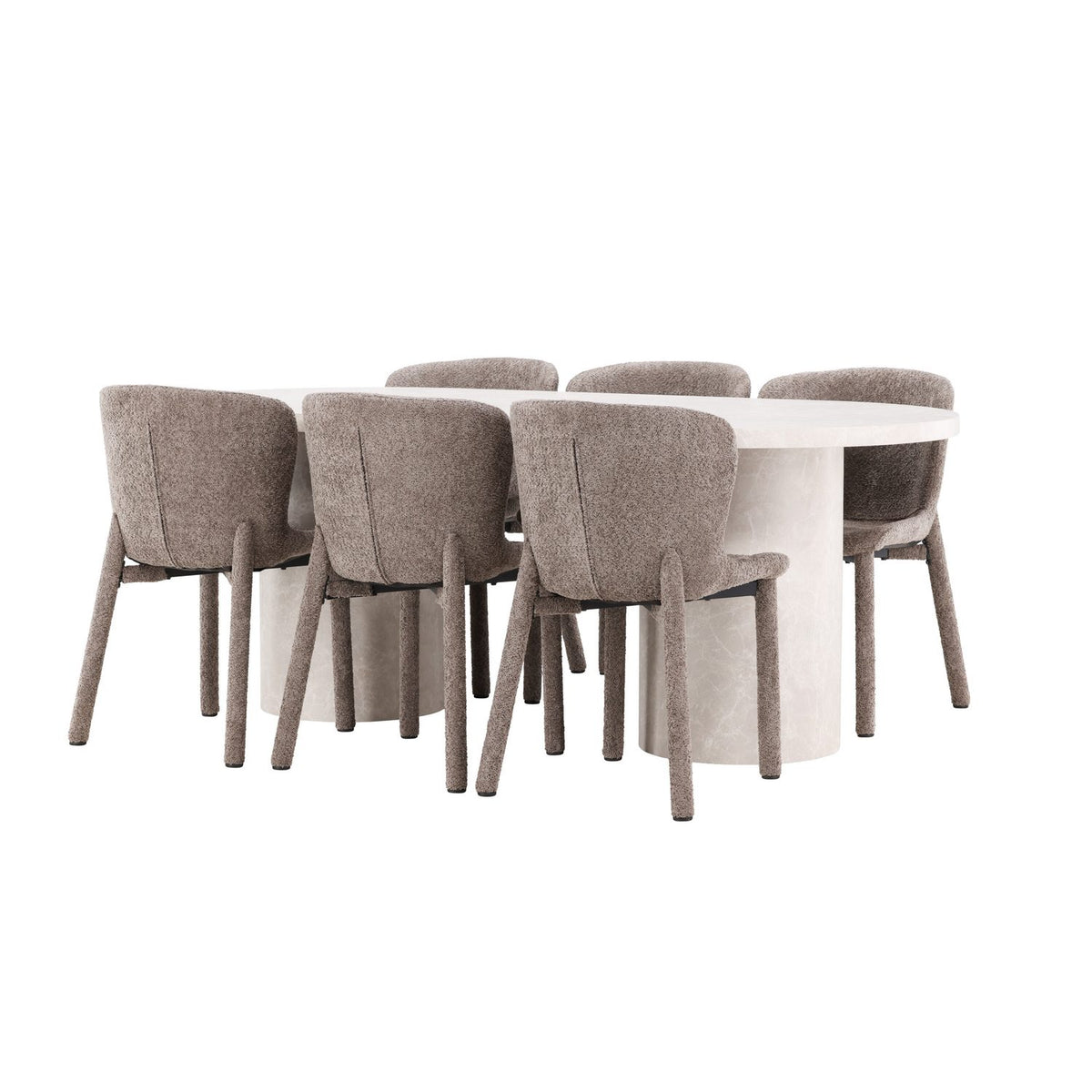 Narvik, Astoria Oval matgrupp Brun, Beige, 200 x 100