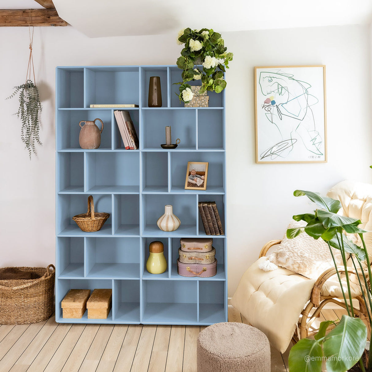 Brooklyn Quadrant-hylla Himalayansk Blå