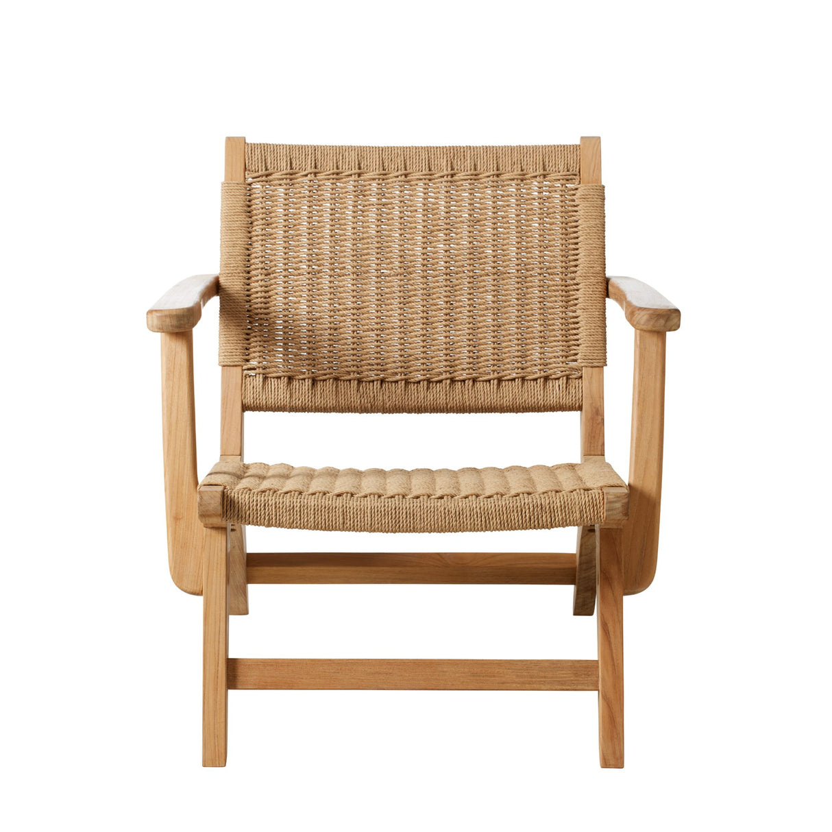 Eya Loungestol Teak med Paperloom fläta