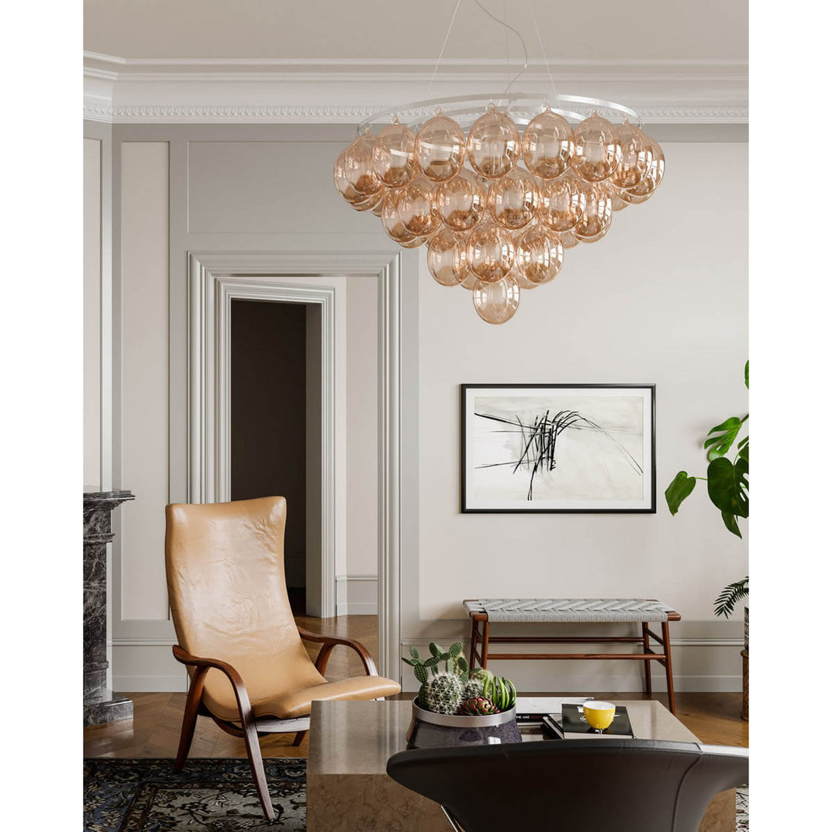 Gross Giant Taklampa Amber