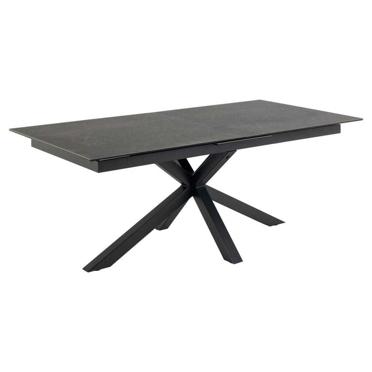 Verdun Matbord 100x200-240 cm Svart Fairbanks