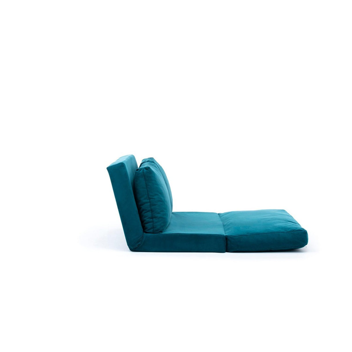 Malabo (32 x 127 x 120 cm) 2-sits bäddsoffa Petroleumgrön