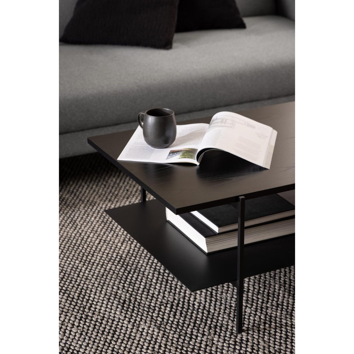 Paddington Soffbord 115x60 cm Svart