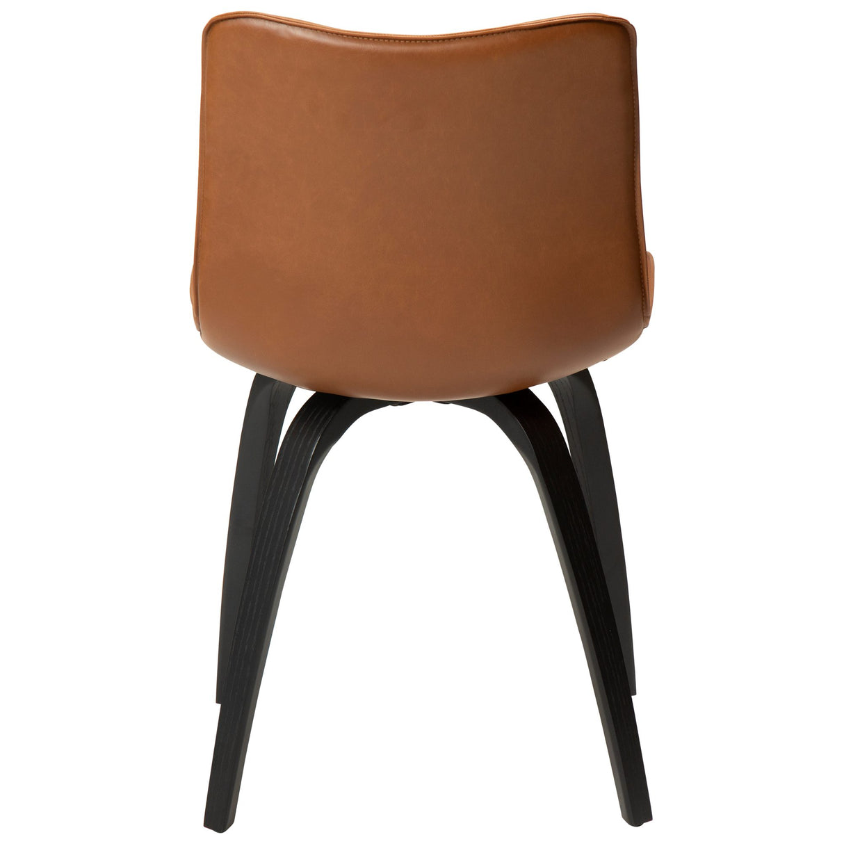 Glee Stol Vintage Light Brown Art.Leather, Black