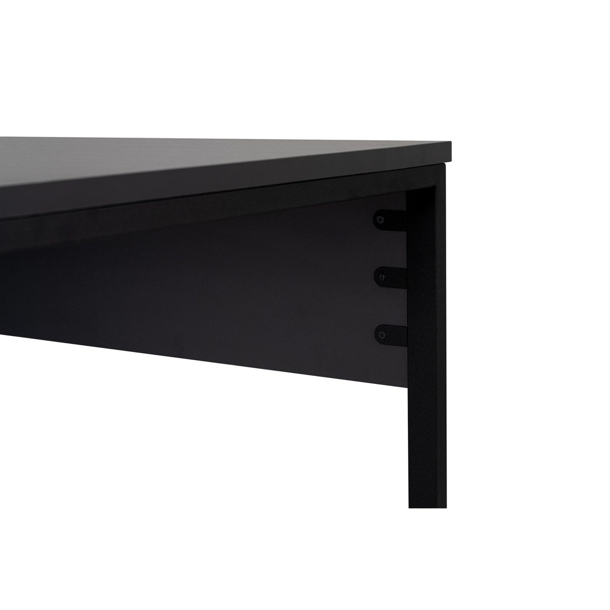 Gaborone dubbel studie-/skrivbord (240 x 74 x 60 cm) Skrivbord för studier Antracit Svart