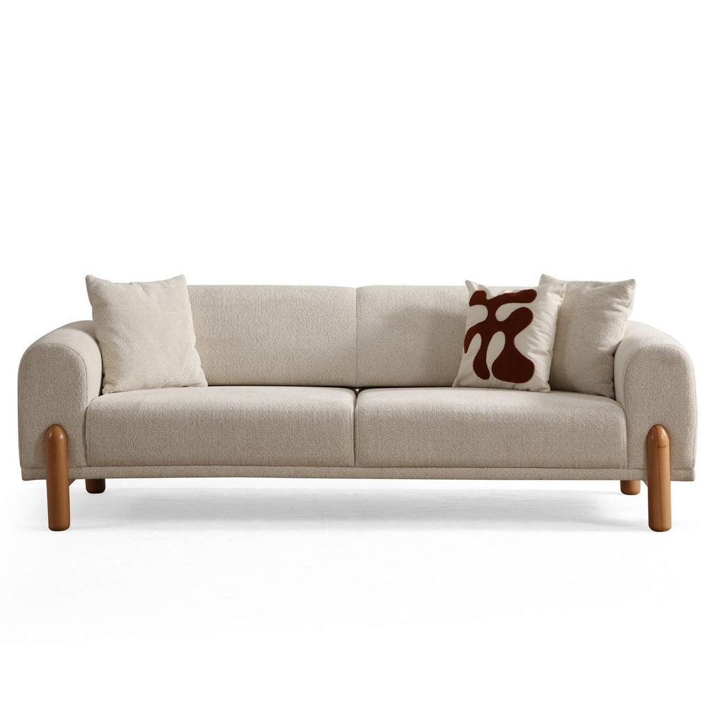 Mia 3-sits bäddsoffa Creme