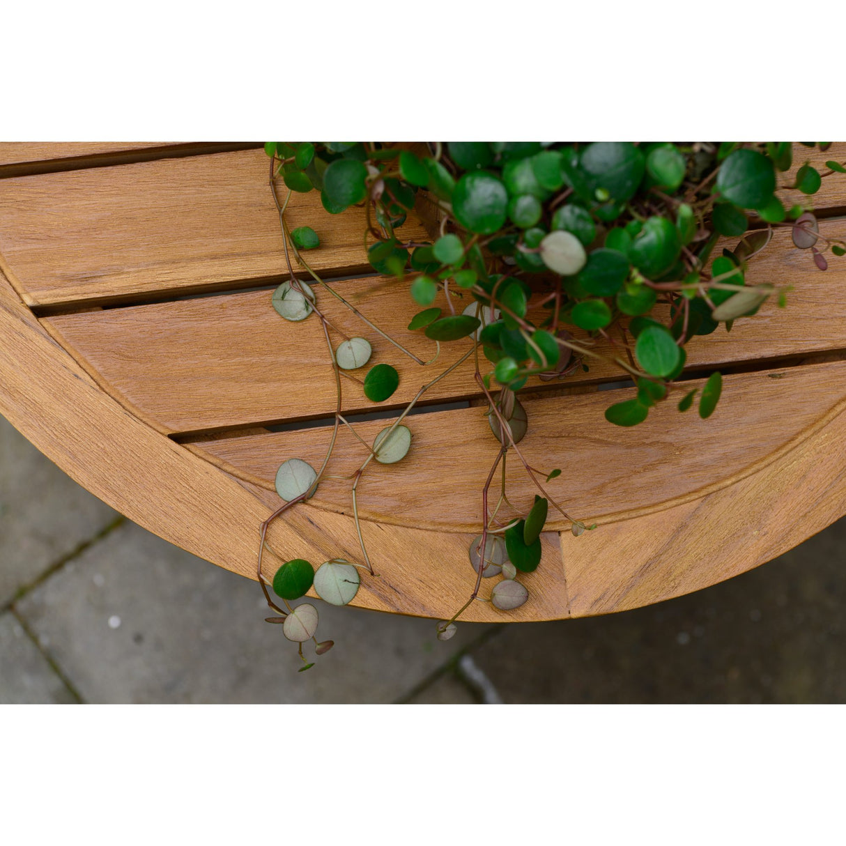 Himmelsnäs Utesoffbord Ø80 cm Brun