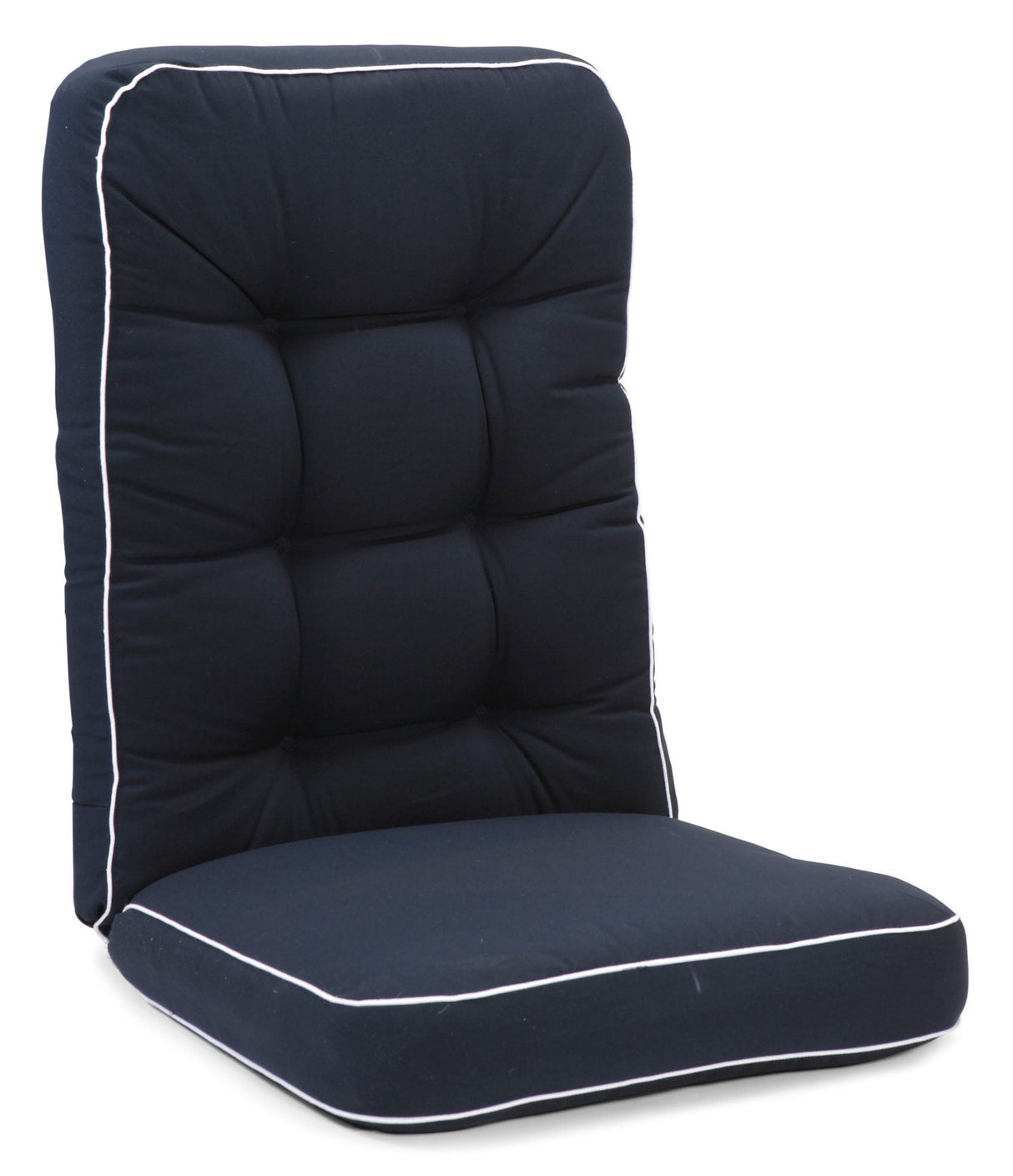 Texas Hög Dyna Blå med vita kanter