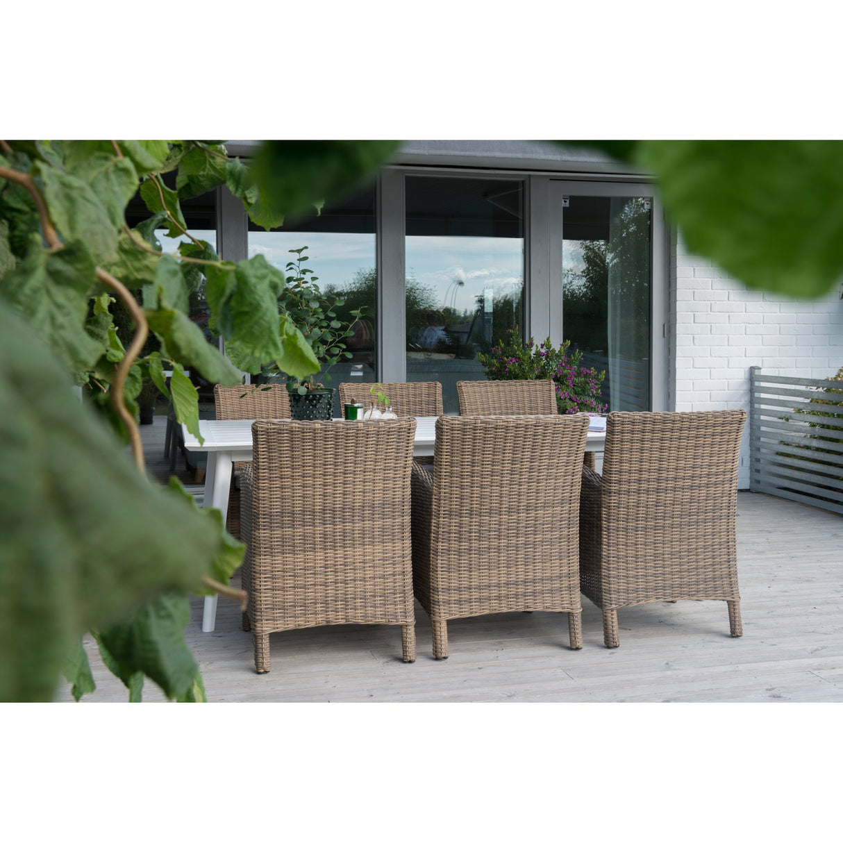 Dallas Utestol 2-Pack Natur