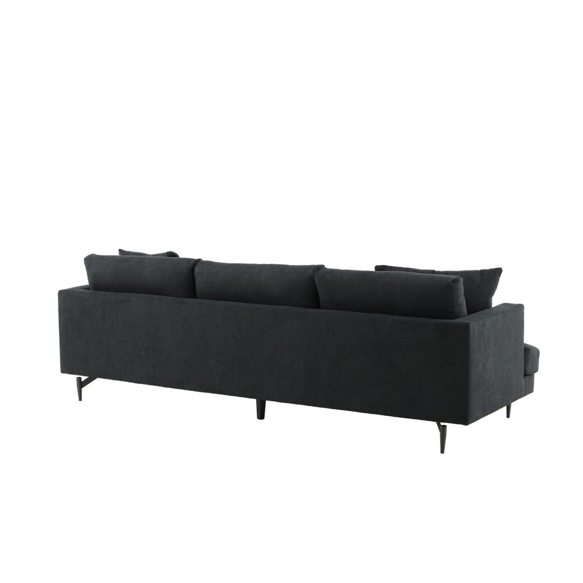 Sofia 3-sitssoffa Svart, Polyester
