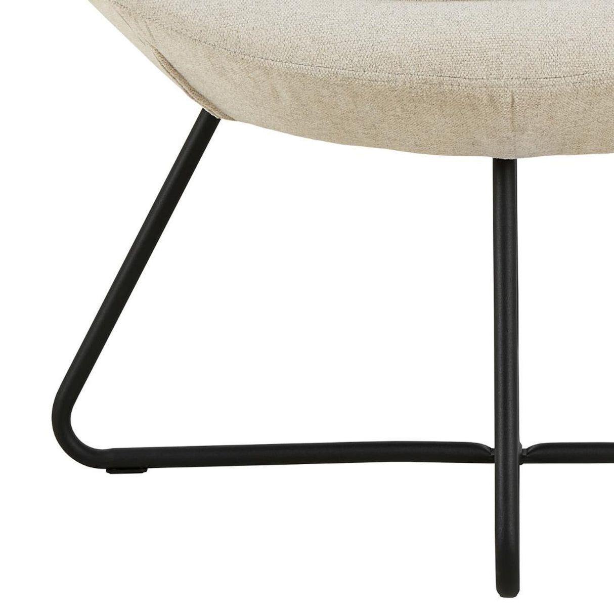 Saint-Germain Loungefåtölj Apia tyg Beige