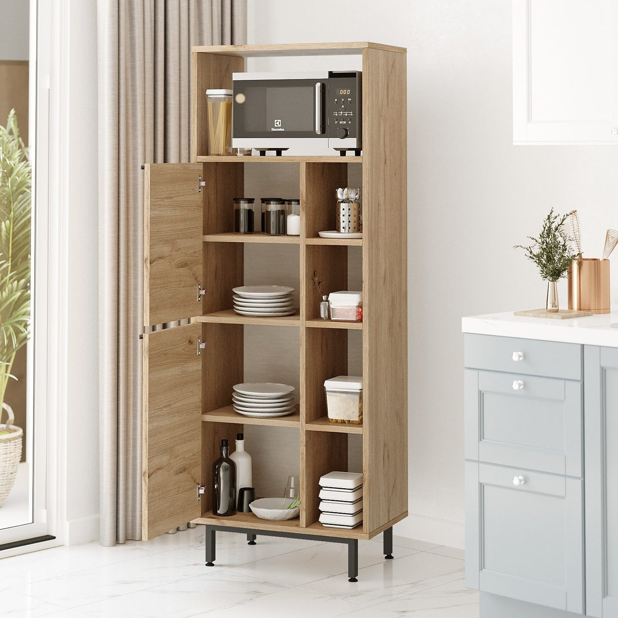 Onyx Kitchen Wide (60 x 161,6 x 35,5 cm) Valnöt Köksskåp