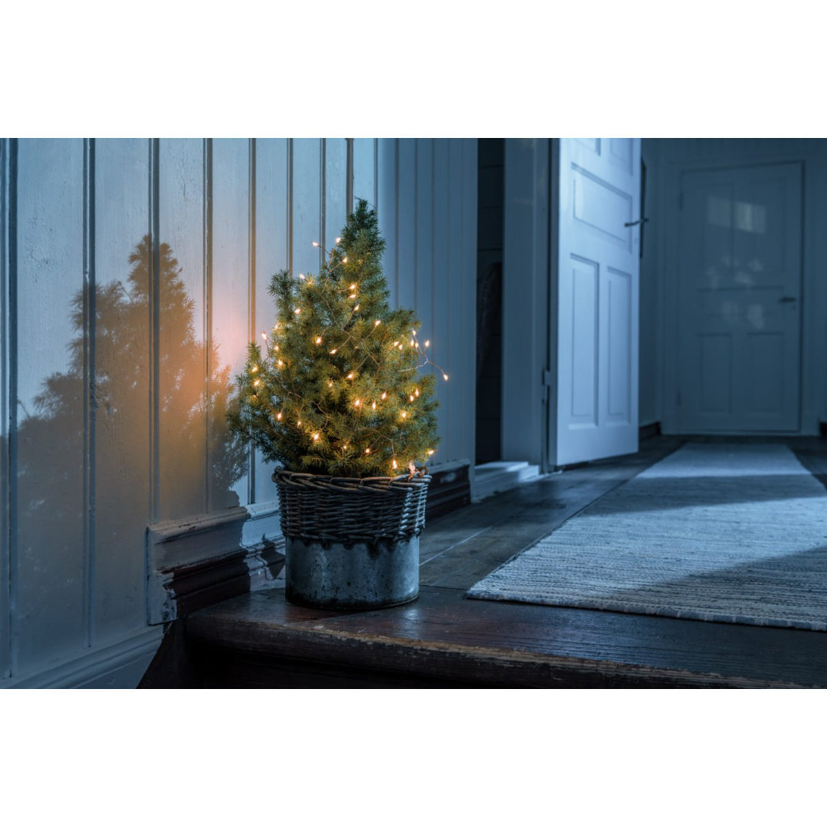 Cluster 60 Micro LED Ljusslinga Inomhus Amber/Kopparfärgad
