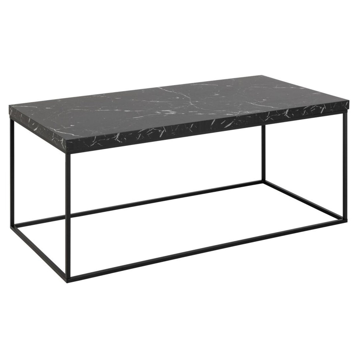 Vesterbro Soffbord 110x55 cm Svart Marquina