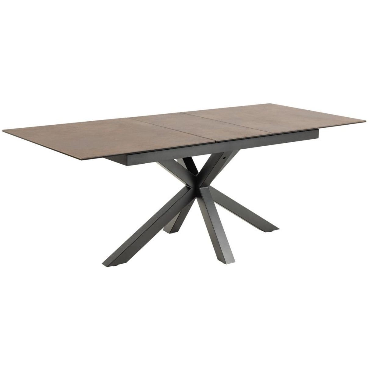 Verdun Matbord 90x168-210 cm Rostbrun Lemco