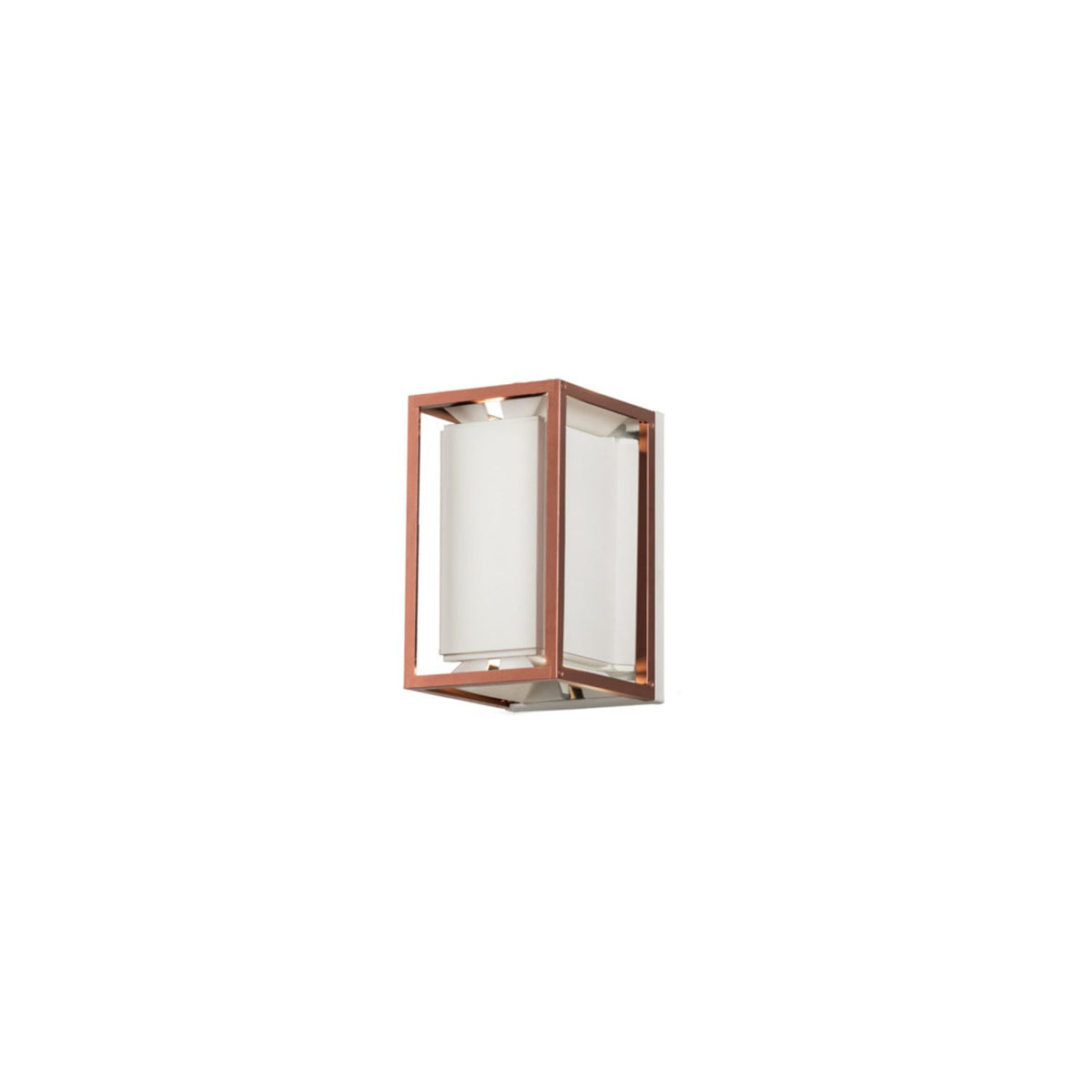 Vale 2x5W LED Koppar Vägglampa Ute Vit